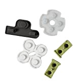 Timorn Pièces de Rechange Rubber Conductive Key Pad Buttons Kit de réparation pour Playstation 3 PS3 Controller (5 Ensembles)
