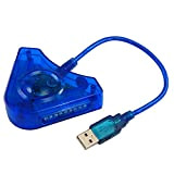 TRIXES Adaptateur de manettes PS2 à PS3, 2 ports USB