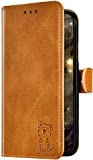 Uposao Compatible avec Coque Huawei P20 Cuir PU Leather Premium Housse de Protection,Pochette Portefeuille à Rabat Clapet Porte-Cartes Magnétique Flip ...