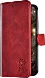Uposao Compatible avec Coque Huawei P20 Lite Cuir PU Leather Premium Housse de Protection,Pochette Portefeuille à Rabat Clapet Porte-Cartes Magnétique ...