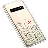 Uposao Coque pour Galaxy S10 Plus,Etui Galaxy S10 Plus Coque de Protection Silicone en Gel TPU Souple Transparente Motif Jolie ...