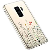 Uposao Coque pour Galaxy S9 Plus,Etui Galaxy S9 Plus Coque de Protection Silicone en Gel TPU Souple Transparente Motif Jolie ...