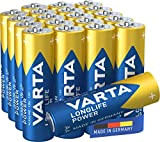 Varta Longlife Power AA Alkaline Batteries LR6 - Pack of 20 - Packaging May Vary
