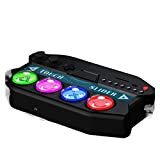 VGVCTX Manette Compatible avec So-NY PS4 PS5 PS4Slim Pro avec Barre Tactile lumière LED Compatible avec So-NY Playstation 4 Jeu ...