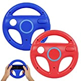 Volant pour Nintendo Wii (2 PCS), PowerLead Volant pour Mario Kart Racing, Volant pour Contrôleur de Jeu Nintendo Wii - ...