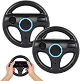Volant pour Nintendo Wii (2 PCS), PowerLead Volant pour Mario Kart Racing, Volant pour Contrôleur de jeu Nintendo Wii - ...