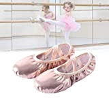 YCRD Chaussures Ballet, Pantoufles Danse pour Filles, Pantoufles Danse Respirantes, Belles, Confortables pour Enfants Enfants/Femmes Et Dames,Rose,26