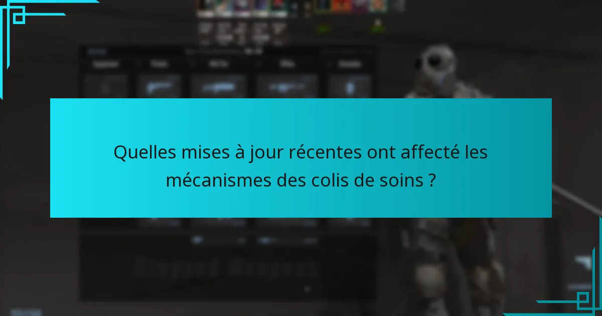 Comment les horaires de largage des colis de soins se comparent-ils aux titres précédents de Counter-Strike ?