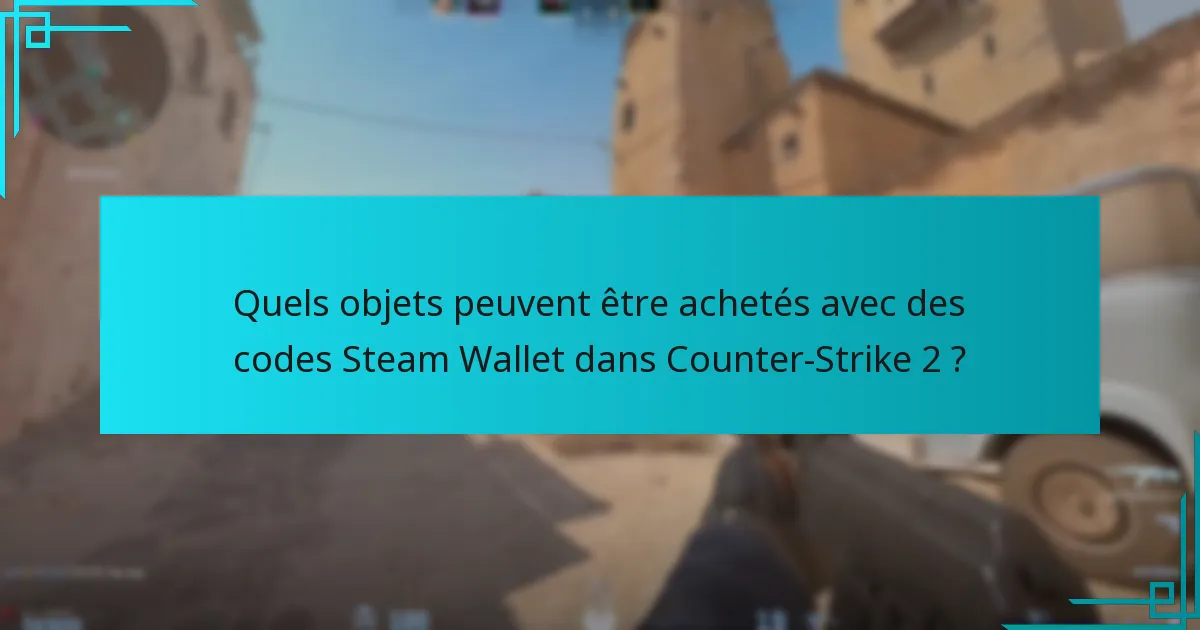 Quels sont les avantages d’utiliser des codes Steam Wallet pour Counter-Strike 2 ?